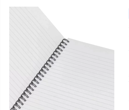 LIGHT Pack of 10 Spiral Soft Cover Notebook, Single Line, 9X7 Inches (22.86 X 20.32 CM), 100 Sheets -LINB971606S