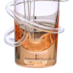 Royalford With Straw - Acrylic Glass - Clear - 230 ML