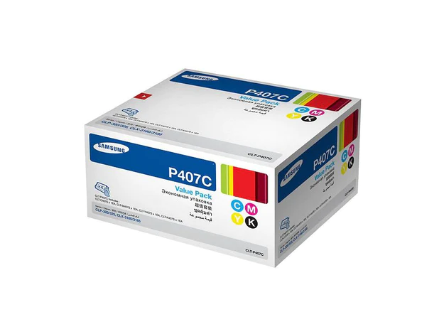 Samsung CLT-P407C Value Pack Toner Cartridge