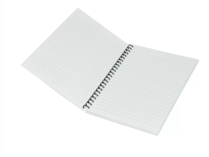 10-Piece Light Spiral Soft Cover Notebook Single Ruled (100 Sheet) A5 Size - LINBA51602S