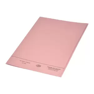FIS Square Cut Folders With 8 cm Fastener Pink Color, Pack of 50 Pcs, 320 gsm, F/S (210 x 330 mm) Size - FSFF7FPI