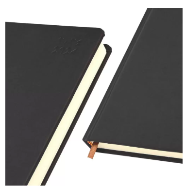 FIS A5 Diary 2024 (Arabic/English) Dark Brown - FSDI19AE24DBR