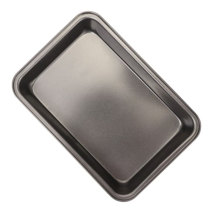 Royalford RF5358 Rectangular Roaster Tin Set, 3 Pcs | Set Of 3 Non-Stick Baking Tray Premium Bakeware Carbon Steel Dual Layer Teflon - Dishwasher Fridge & Freezer Safe - Large Oven Tray, Small Oven Tr