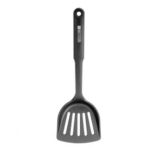 Royalford Slotted Turner - Nylon - Black - 31 CM