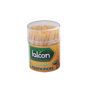 Falcon Bamboo Tooth Picks (1 Pack X 500 Pieces)