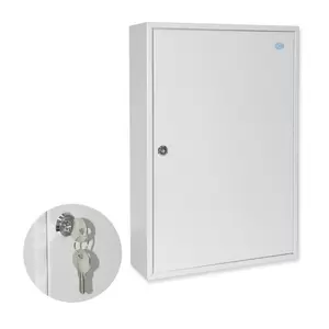 Fis Key Box Steel, 64 Keys Capacity, 450 X 300 X 80mm - FSKCTS64