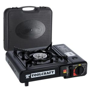 Royalford Portable Gas Stove - Iron - Black