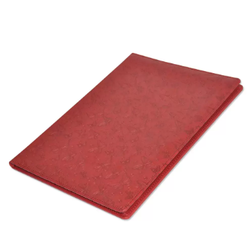 FIS A4 Certificate Folder Italian PU 1-Side Padded Cover, Maroon - FSCLCHPUMRD6