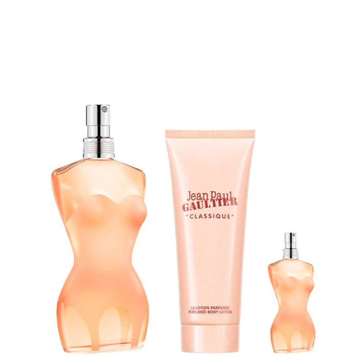 JEAN PAUL GAULTIER CLASSIQUE (W) SET EDT 100ML + EDT 6ML + BL 75ML