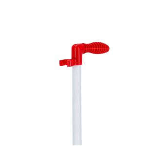 Royalford Broom With Dustpan - Plastic - Red