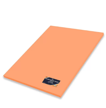 50-Piece FIS Bristol Board, 50x70cm,300GSM, Orange - FSBI3005070OR