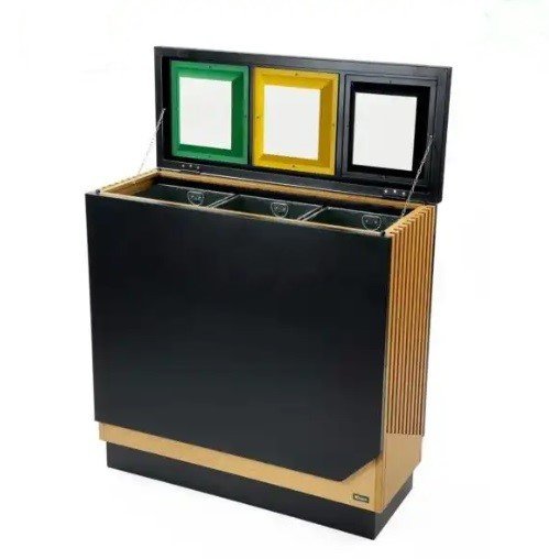 Recycle Bin 3-Compartment | Garbage bin