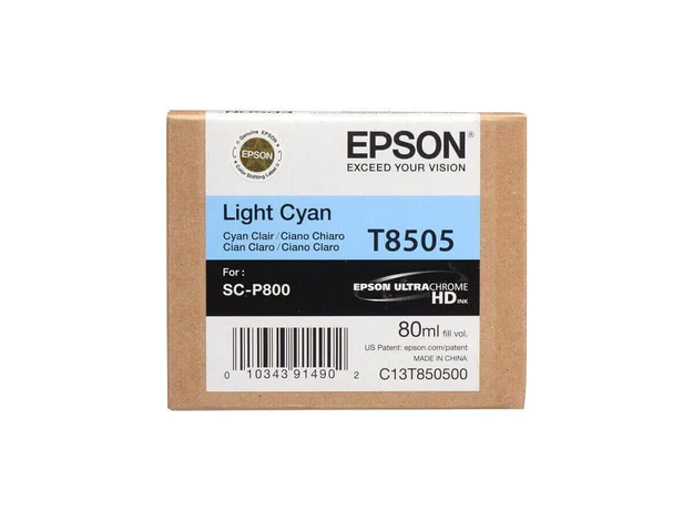 Epson T8505 80ml Light Cyan Ink Cartridge