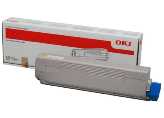OKI 44844613 Yellow Toner Cartridge for C822n