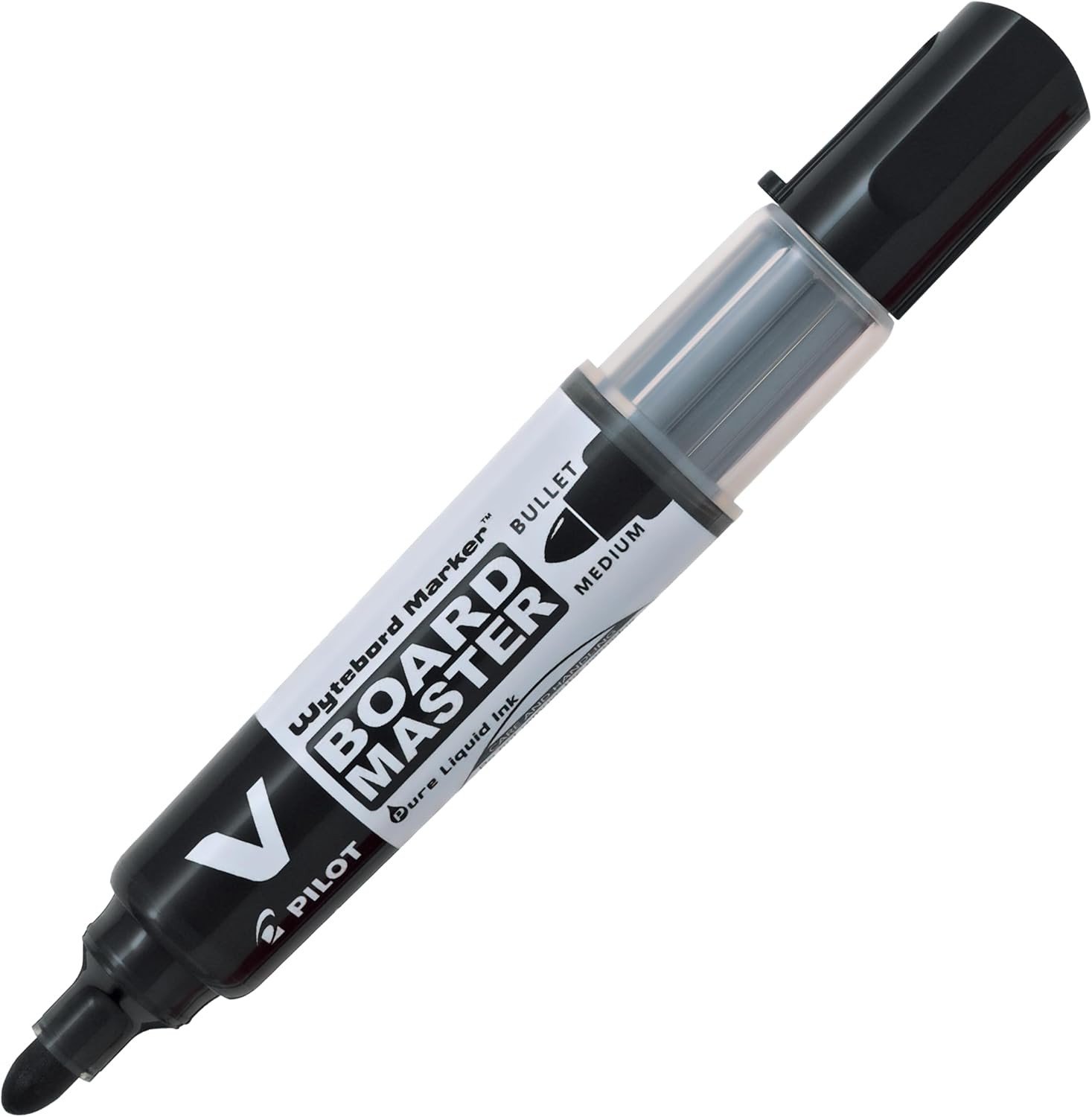 Pilot V Board Master Whiteboard Marker Bullet - Black (box/12pcs)