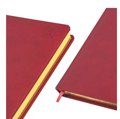 FIS Golden A5 Diary 2024 (Arabic/English) Maroon - FSDI19AEG24MR