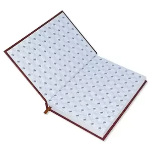 Fis 2024 A5 Diary,Vinyl, English Hard Cover Brown -FSDI21E24BR