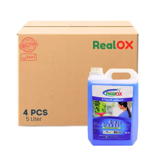 RealOX Glass Cleaner 5 L x 4 Pcs