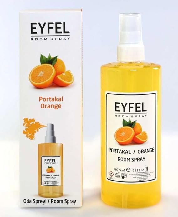 Eyfel Air Freshener Spray, 400 ml - Orange