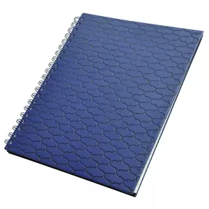 FIS Italian PU Spiral Cover University Books, 120 Sheets, 3 Subject, 8.5 x 11 Inch Size - FSUBPU3SBLD1