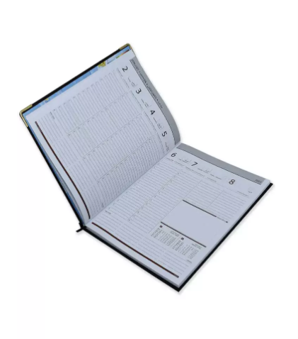 FIS Executive Diary 2023 Black (Arabic/English/French) 1-Week at a glance, FSDI33AE23BK