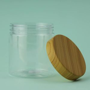 Royalford Round Air Tight Pet Jar - Plastic - Clear - 500 ML - 6294016420653