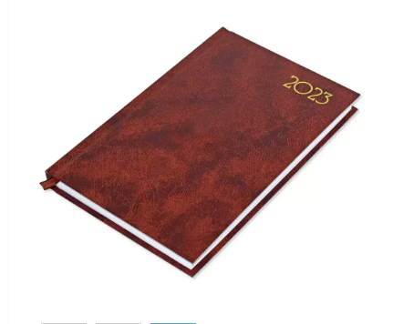 FIS A5 Diary 2023 Brown (French) - FSDI29FR23BR