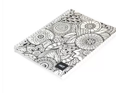 LIGHT Pack of 10 Spiral Soft Cover Notebook, Single Line, 9X7 Inches (22.86 X 20.32 CM) 100 Sheets -LINB971701S