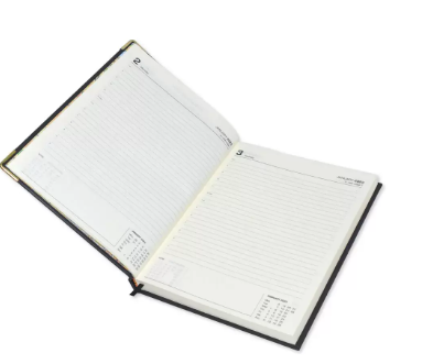 FIS Executive Diary 2023 (English) Italian PU Padded, Cover Blue - FSDI88EP23BL