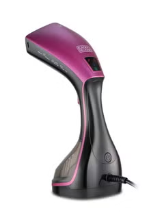Portable Digital Handheld Garment Steamer 2 Years Warranty, 240 ml 1600 W HSTD1600-B5, black purple
