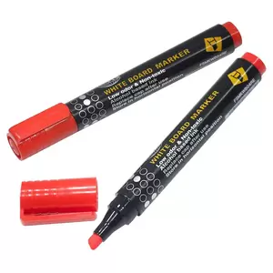 Fis White Board Markers Broad - 12 Pieces (red) - FSMKWB04RE