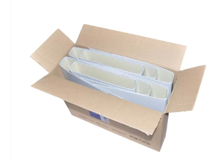 PP Lever Arch File, 4cm, F/S Size, Grey, PP Origin Germany - FSBF4PGYFN10