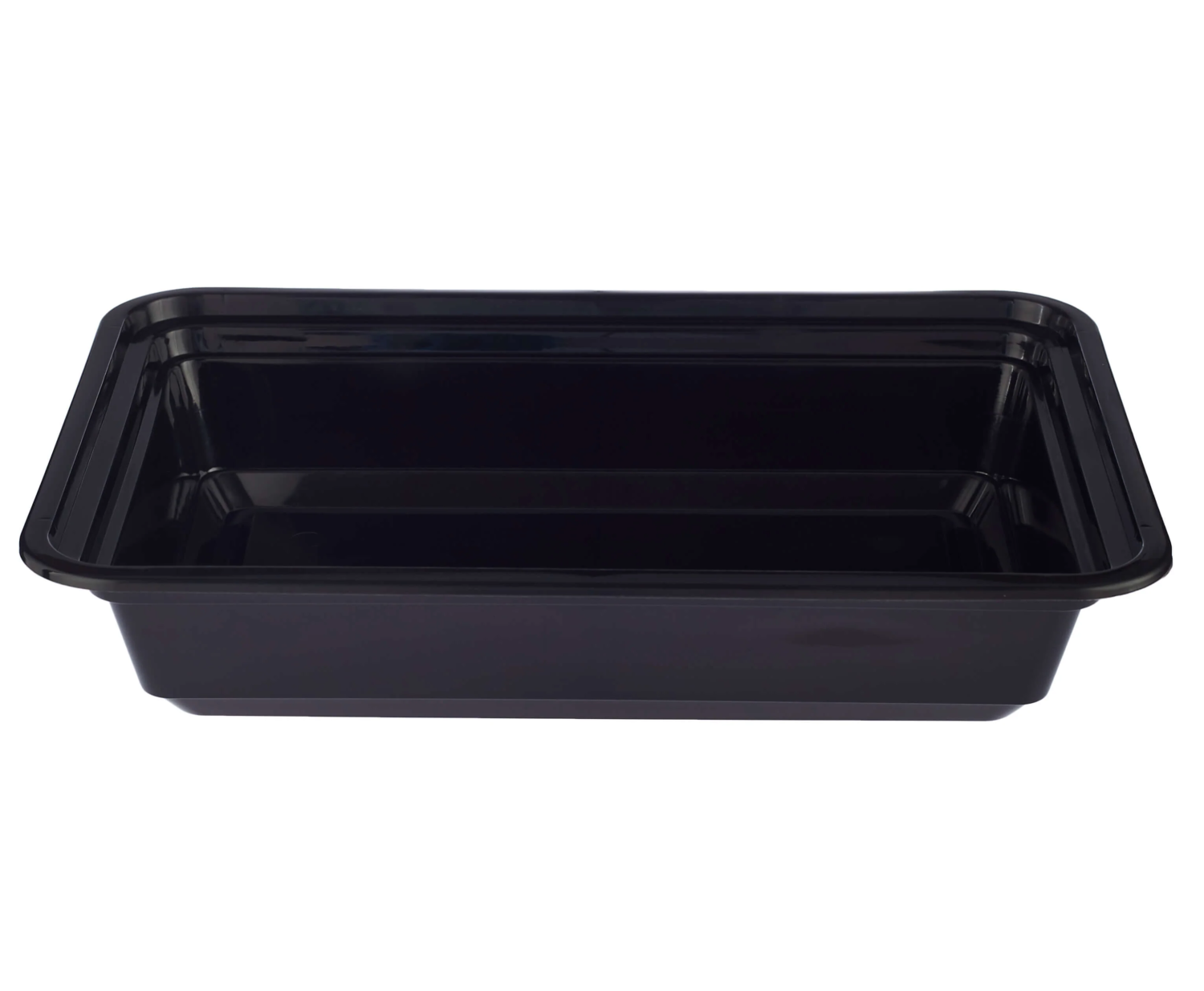 Black Base Rectangular Container