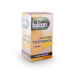 Falcon Tooth Picks Paper Wrapped 16A (1 Pack X 1000 Pieces)