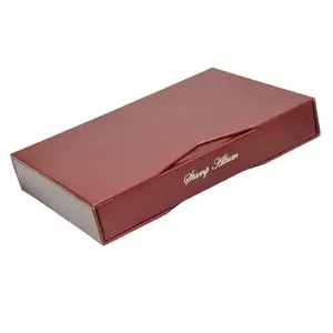 FIS Stamp Album Bonded Leather 16-Sheets 173x250mm, Maroon - FSSA173X250B16