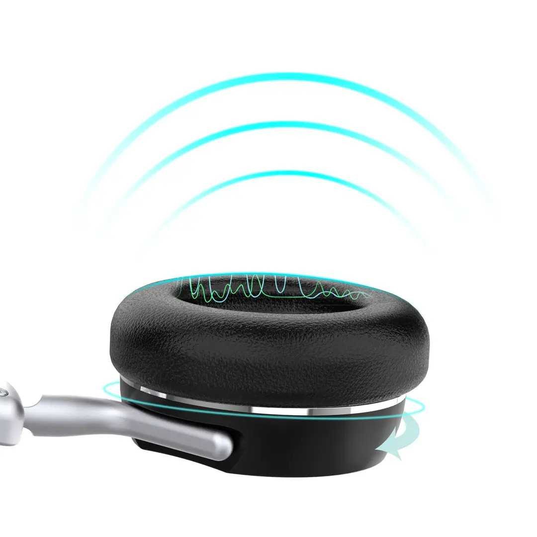 Green Oslo Series Wireless On-Ear Headphones - Black