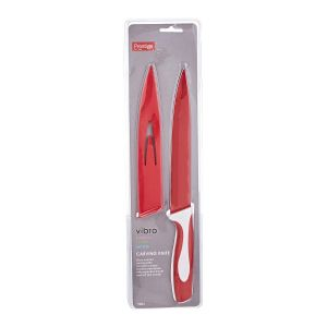 Prestige Vibro Carving Knife - Stainless Steel - Red