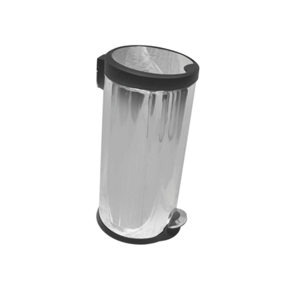 AKC Stainless Steel Slow Motion Bin With Pedal 20 Liters