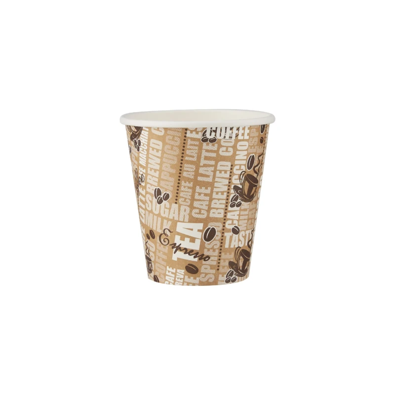 Heavy Duty Printed Single Wall Paper Cups