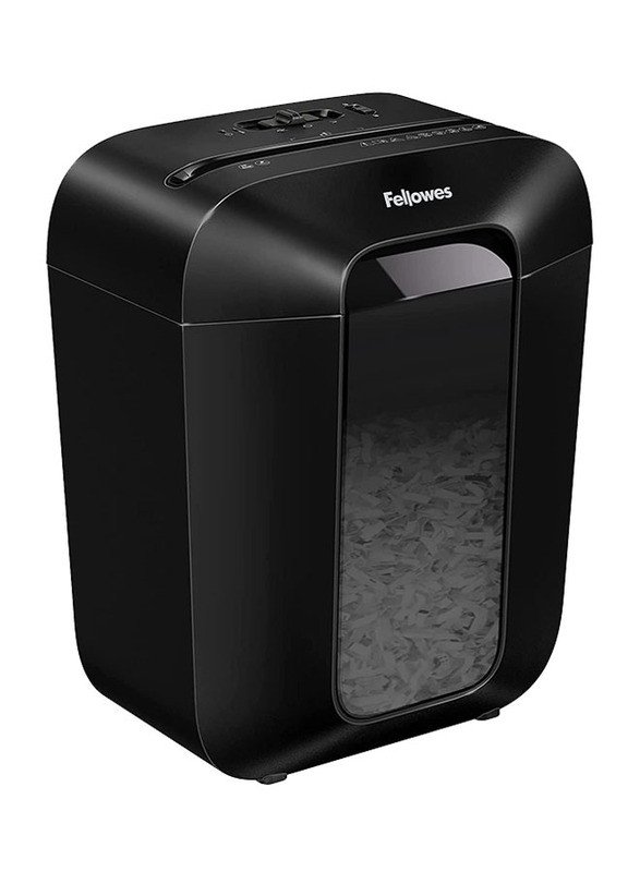 Fellowes LX-50 Light Duty Cross Cut Shredder, Black