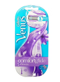 2-Piece, Venus Comfortglide, Breeze Razor Set, Purple