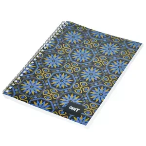 10-Piece Light Spiral Soft Cover Notebook Single Line A5, 80-Sheets - LINBA51520S