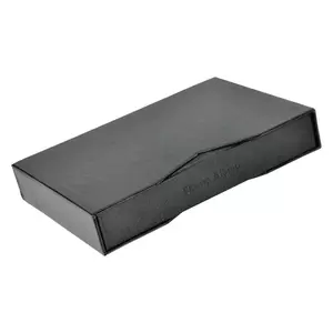 FIS Stamp Album Polylurethane 16-Sheets 173x250mm, Black - FSSA173X250PU16