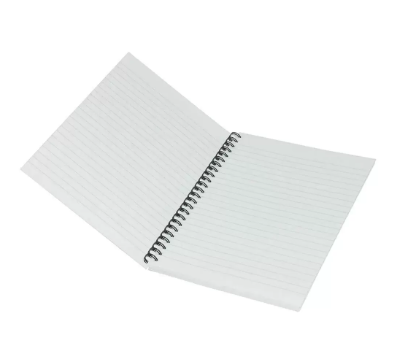 10-Piece Light Spiral Soft Cover Notebook Single Ruled (100 Sheet) A5 Size - LINBA51603S