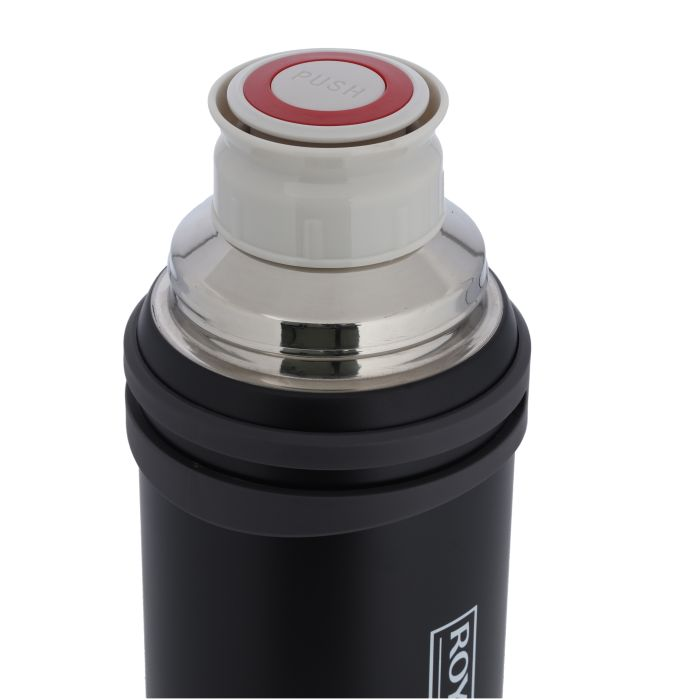 Travel Vacuum Bottle, 1.80L Capacity, RF10457 | Stainless Steel Vacuum Bottle | Double Wall Insulation | Keeps Drink Hot Or Cold For Hours | Stainless Steel Thermos For Cold & Hot Beverages