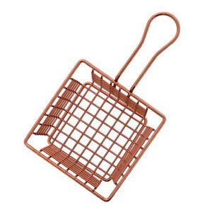Royalford Iron Fried Basket - Iron - Red - RF10309