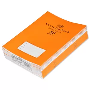 FIS Exercise Book, Pack of 12, Size:16.5 X 21 cm, 80 Pages, 20mm Square - FSEBSQ2080N