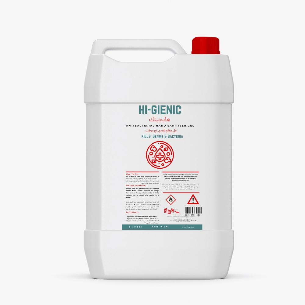 Previous Next Hand Sanitizer Gel 72% 5 Liters