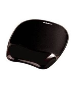 Fellowes FEL 9112201 Crystal Gel Mouse Wrist Support, Black