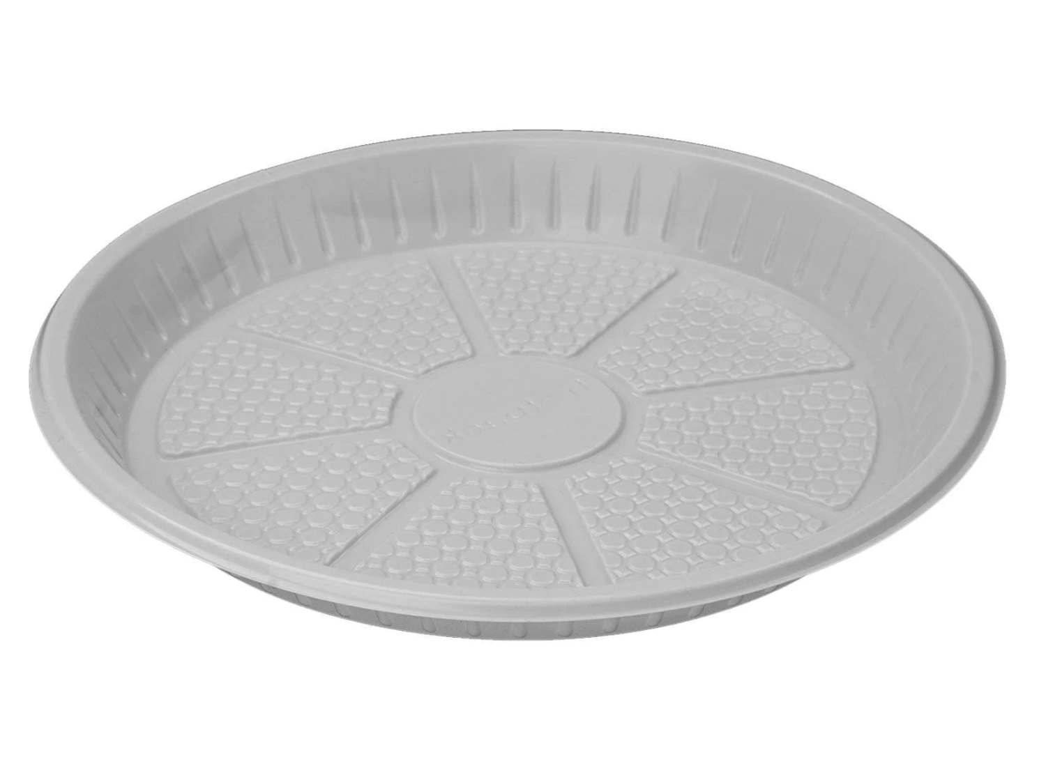 Round Plastic Plate White 10 Inch(25 Pieces)(500 Pieces)